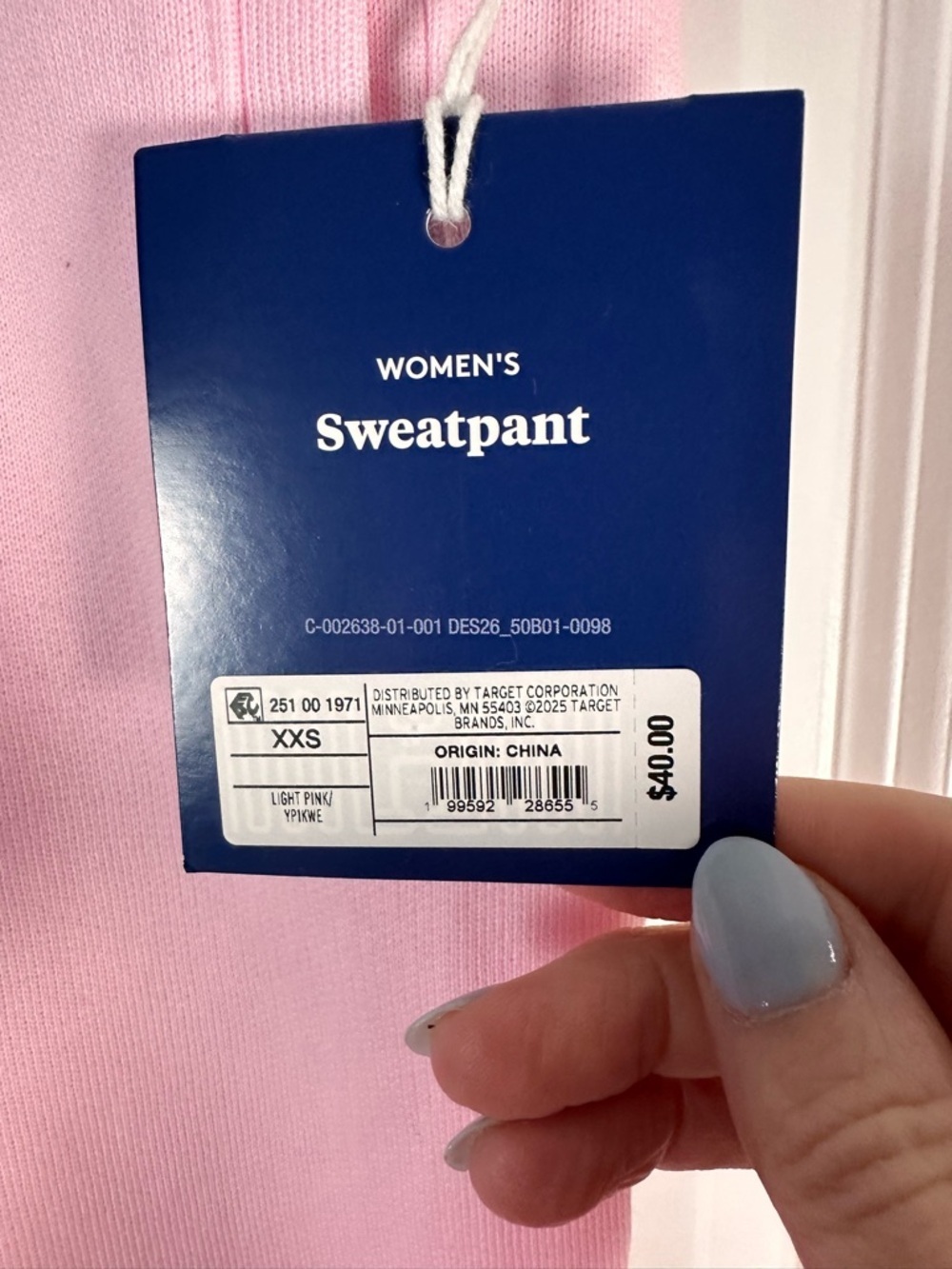 Roller Rabbit Target Sweatpants Pink Jogger Women XXS Cozy Lounge NWT - Picture 3 of 6